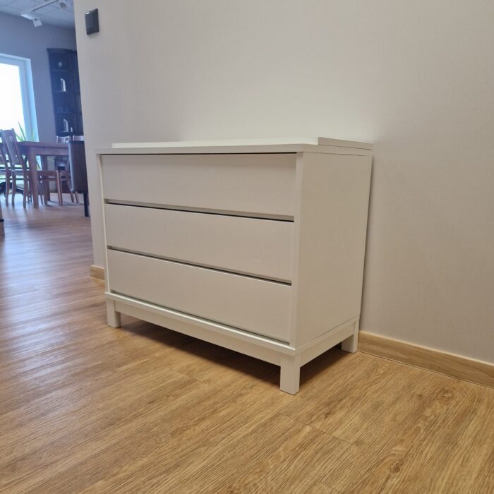 Modern riiul 3 laekaga lumivalge - Image 2