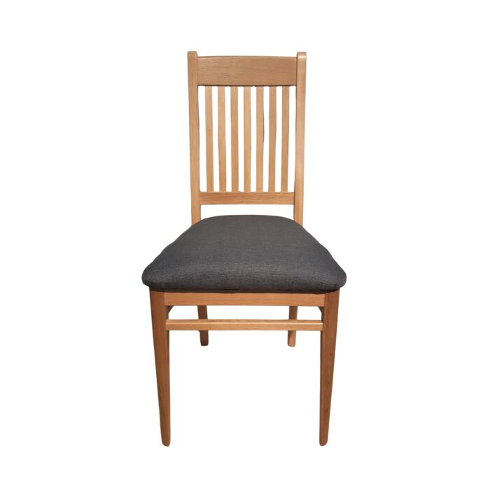 SKANO chair oak with soft seat - Image 2