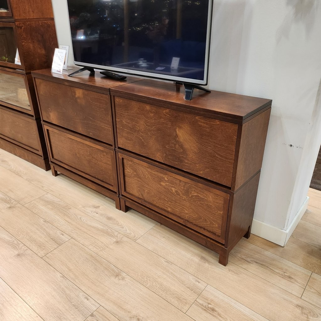 Skano Modern väike moodulriiulite komplekt tumepruun - Image 3