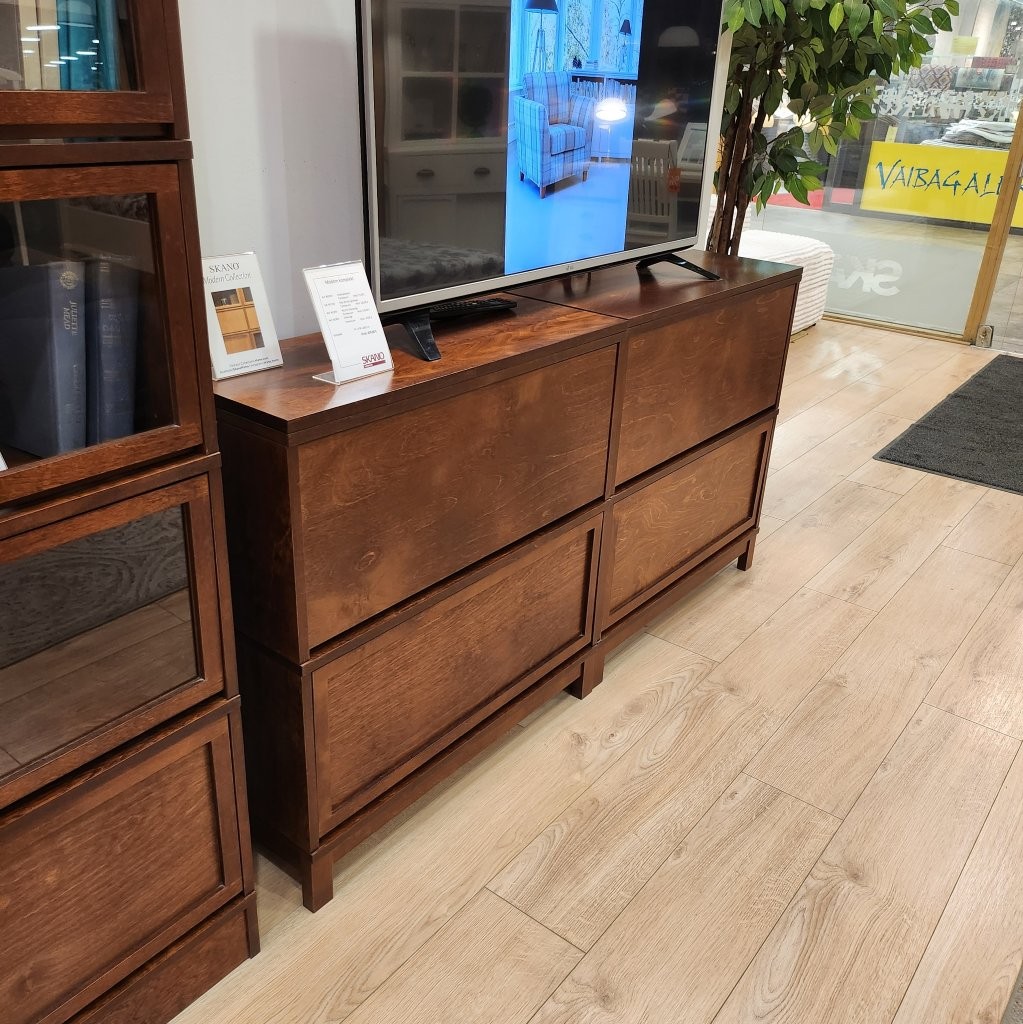 Skano Modern väike moodulriiulite komplekt tumepruun - Image 2